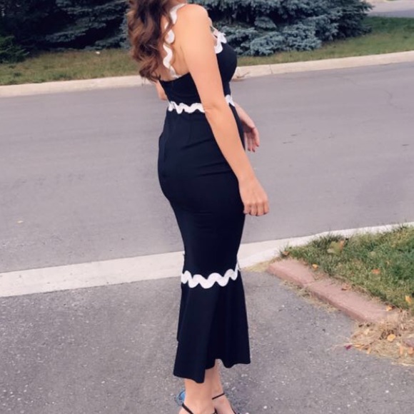 Evening dress. Worn once for a few hours. - Picture 5 of 5